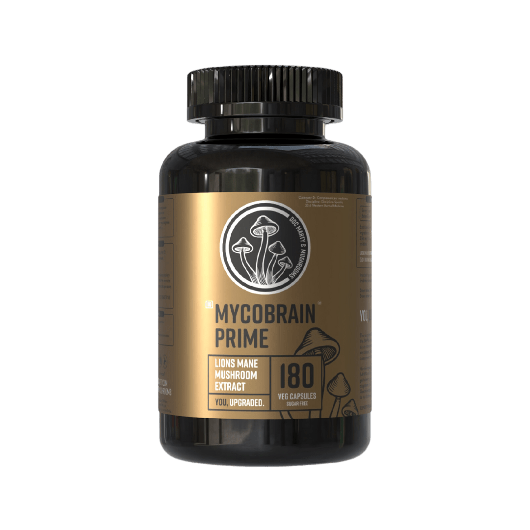 MYCOBRAIN PRIME 180's Lions mane mushroom - Doc Marty's Mushrooms