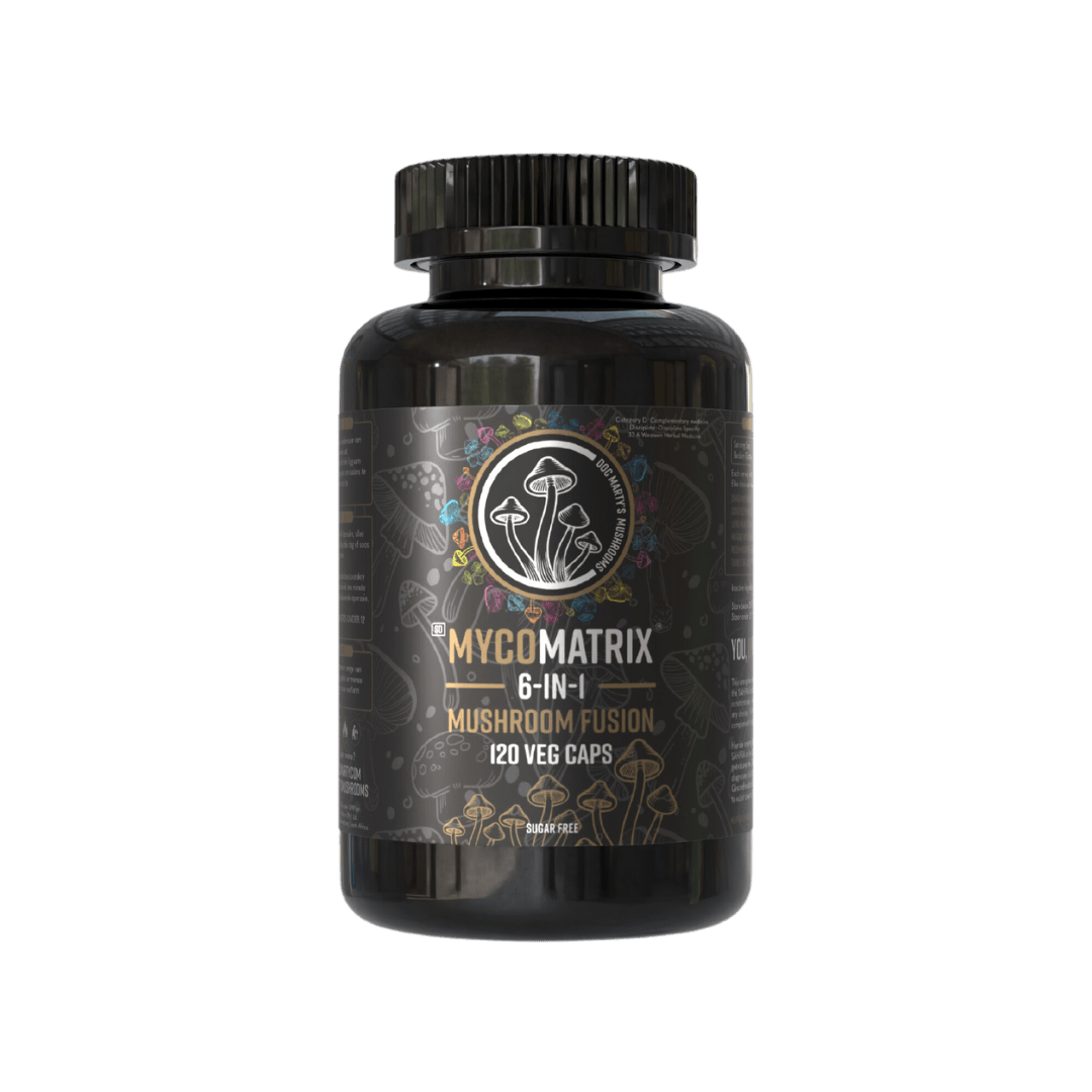 MYCOMATRIX 6 - IN - 1 Medicinal Mushrooms - Doc Marty's Mushrooms