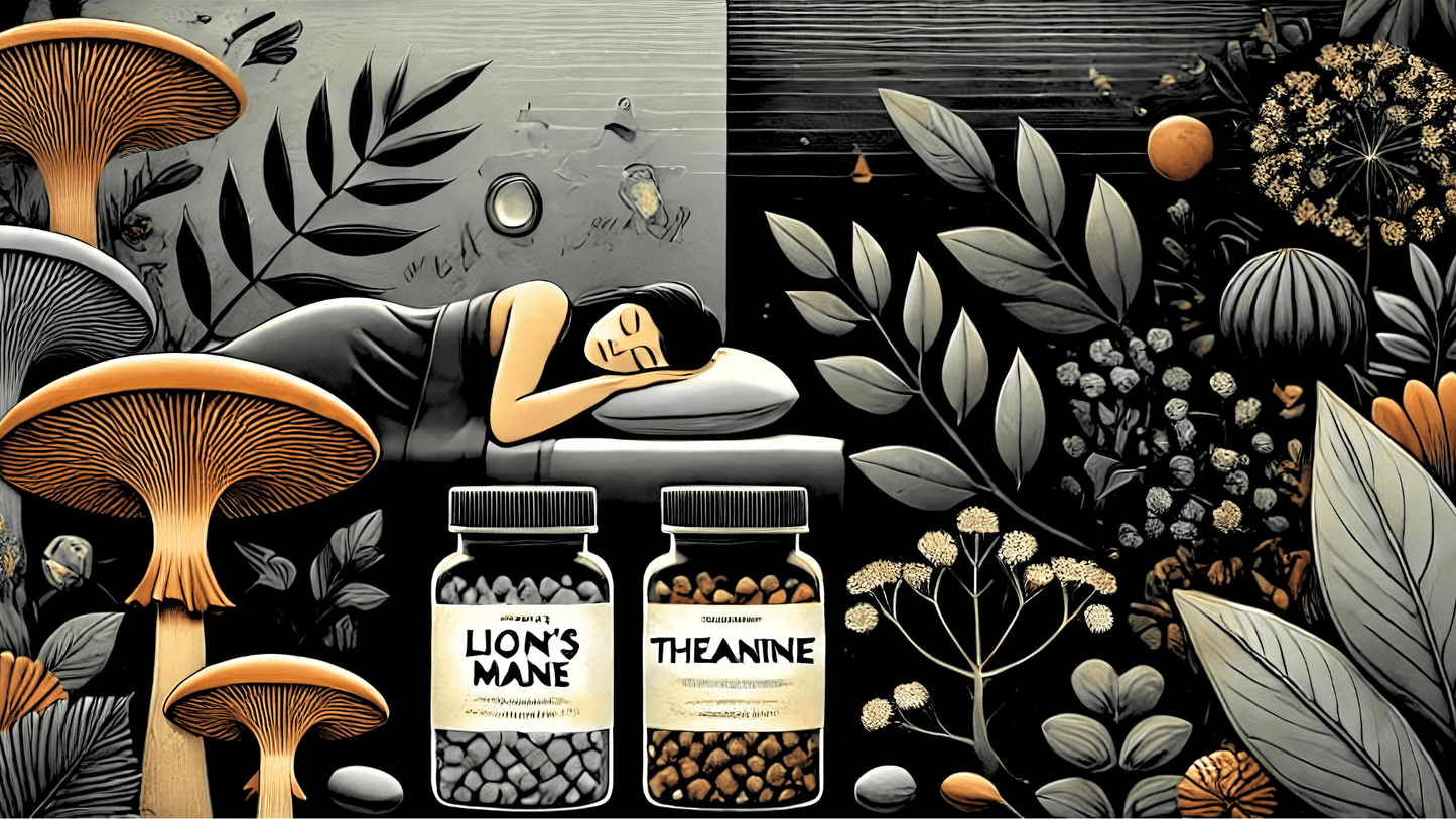 Stress Less, Sleep Better - Benefits of Lion’s Mane and Theanine Combo - Doc Marty's Mushrooms