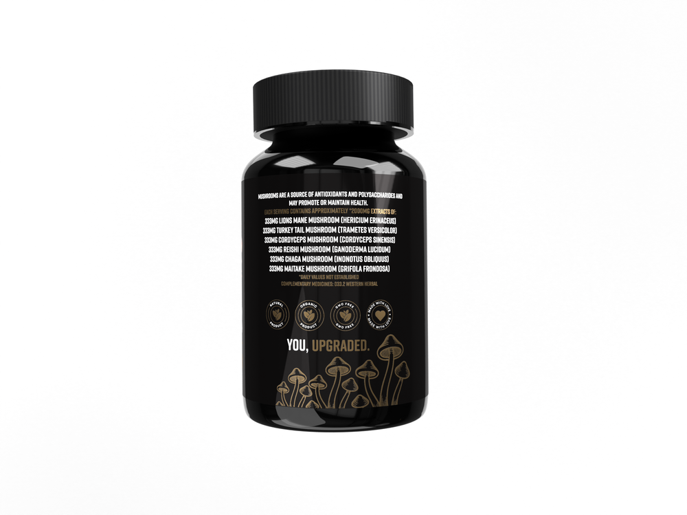 
                  
                    medicinal mushroom bottle mycomatrix back
                  
                
